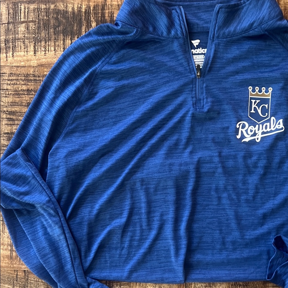 Fanatics Royal Blue KC Royals Pullover